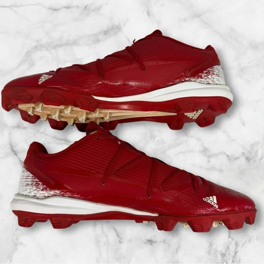 Men’s Adidas Adizero Afterburner 8 cleats size 10
